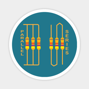 Electrical Resistor Parallel series Connections Design for Electrical engineering Students  electricians engineers Magnet